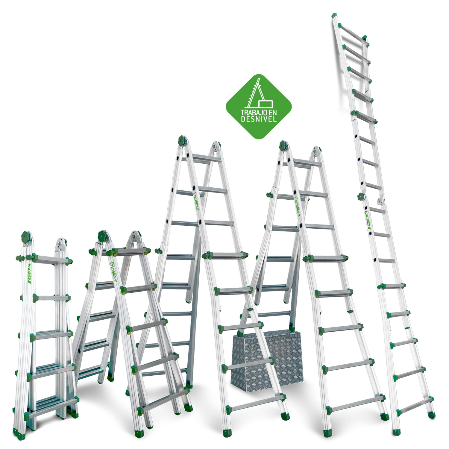 ESC. TELESCOPICA DE ALUMINIO 5X4