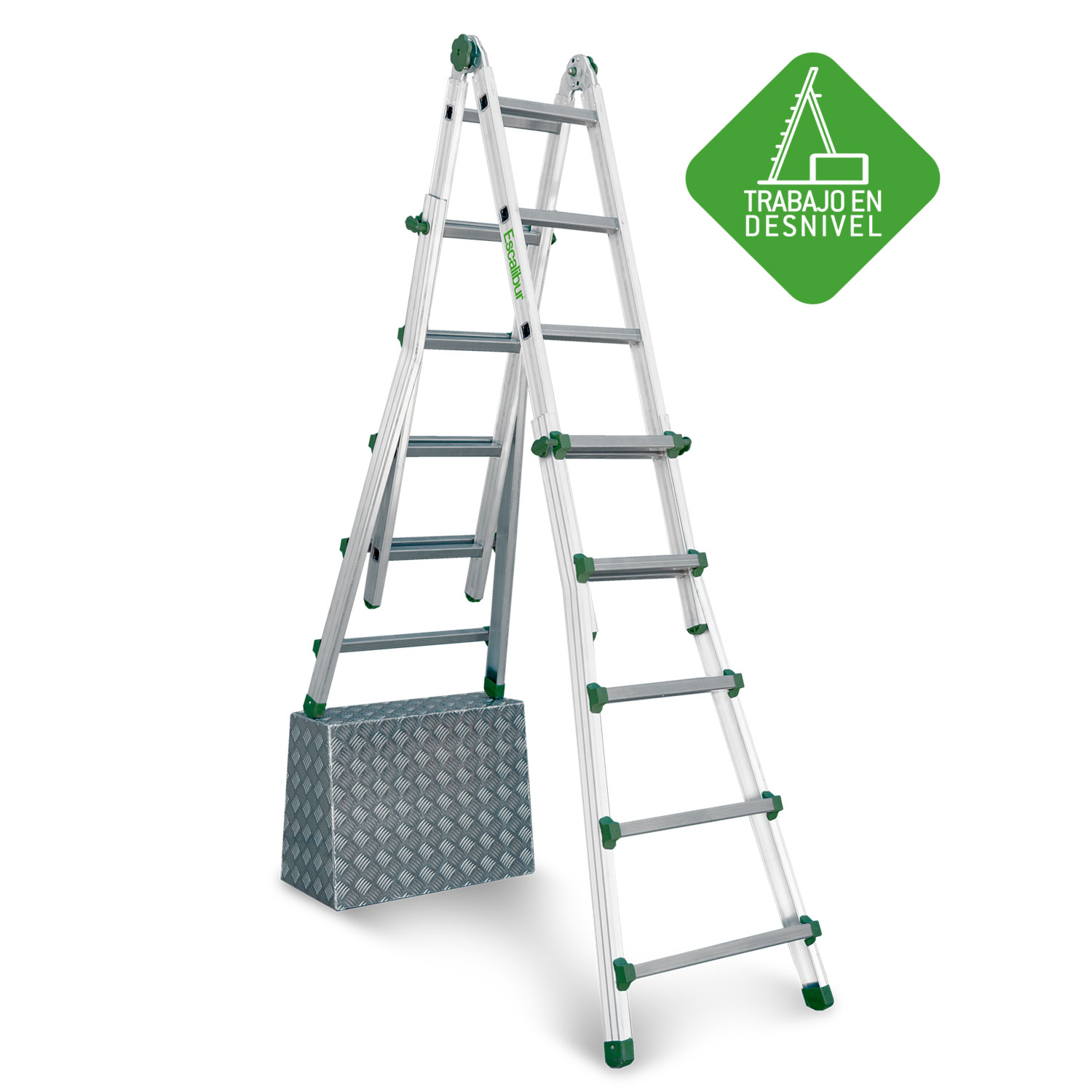 ESC. TELESCOPICA DE ALUMINIO 5X4