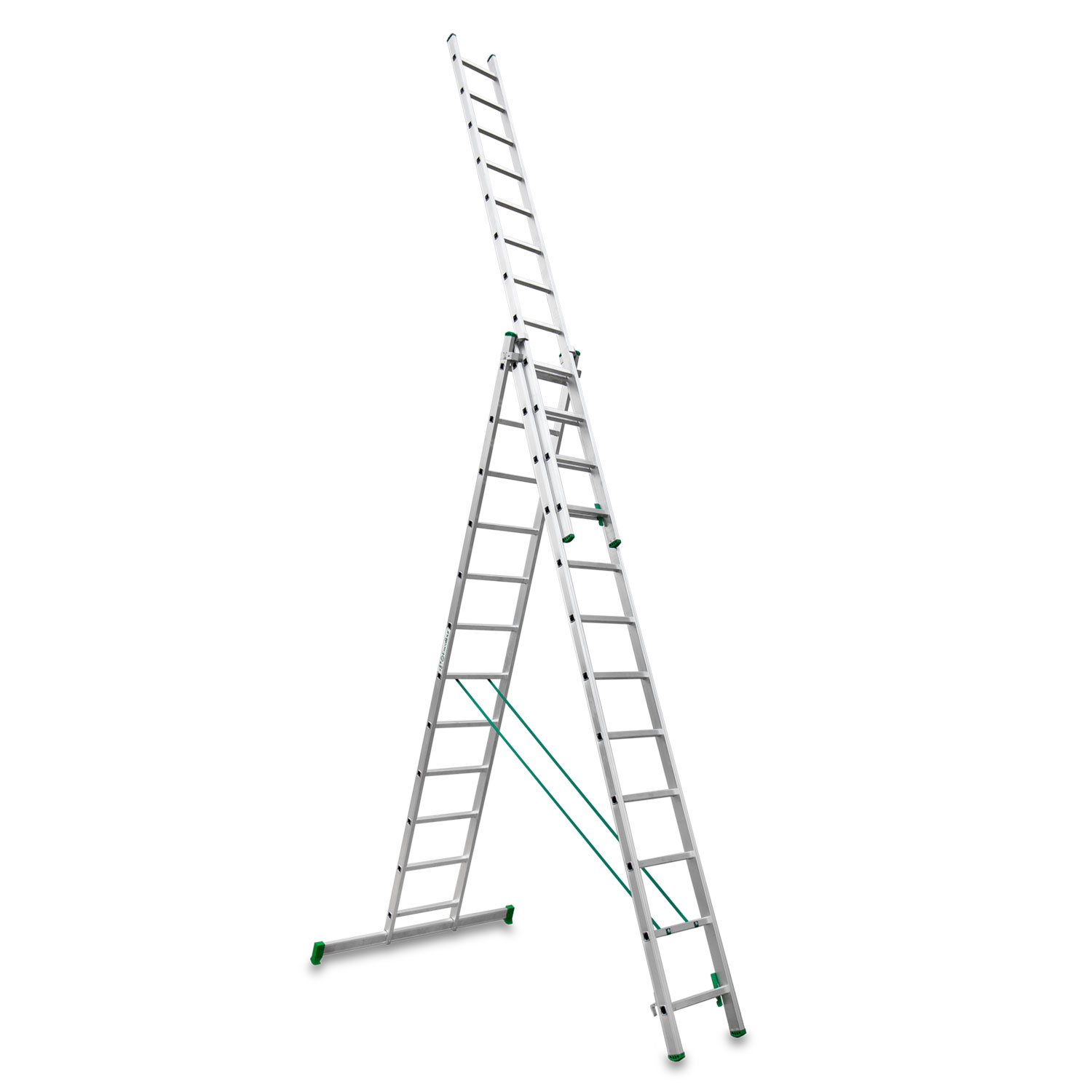 ESCALERA 3 TRAMOS CON BASE 12 PELDAÑOS