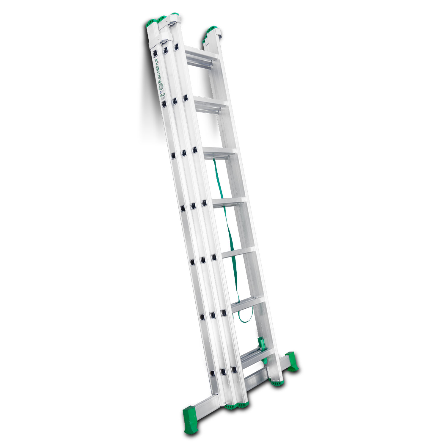 ESCALERA 3 TRAMOS CON BASE 7 PELDAÑOS