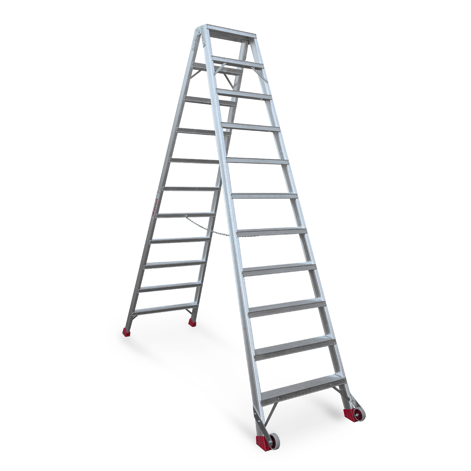 NDS | Escalera de tijera de doble subida Peldaños 11+11