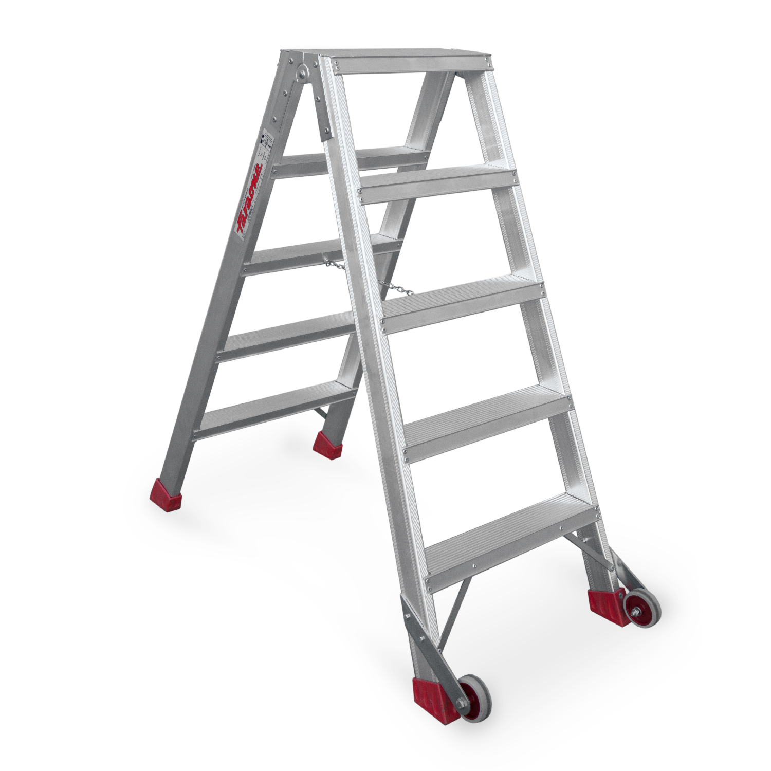 NDS | Escalera de tijera de doble subida Peldaños 5+5