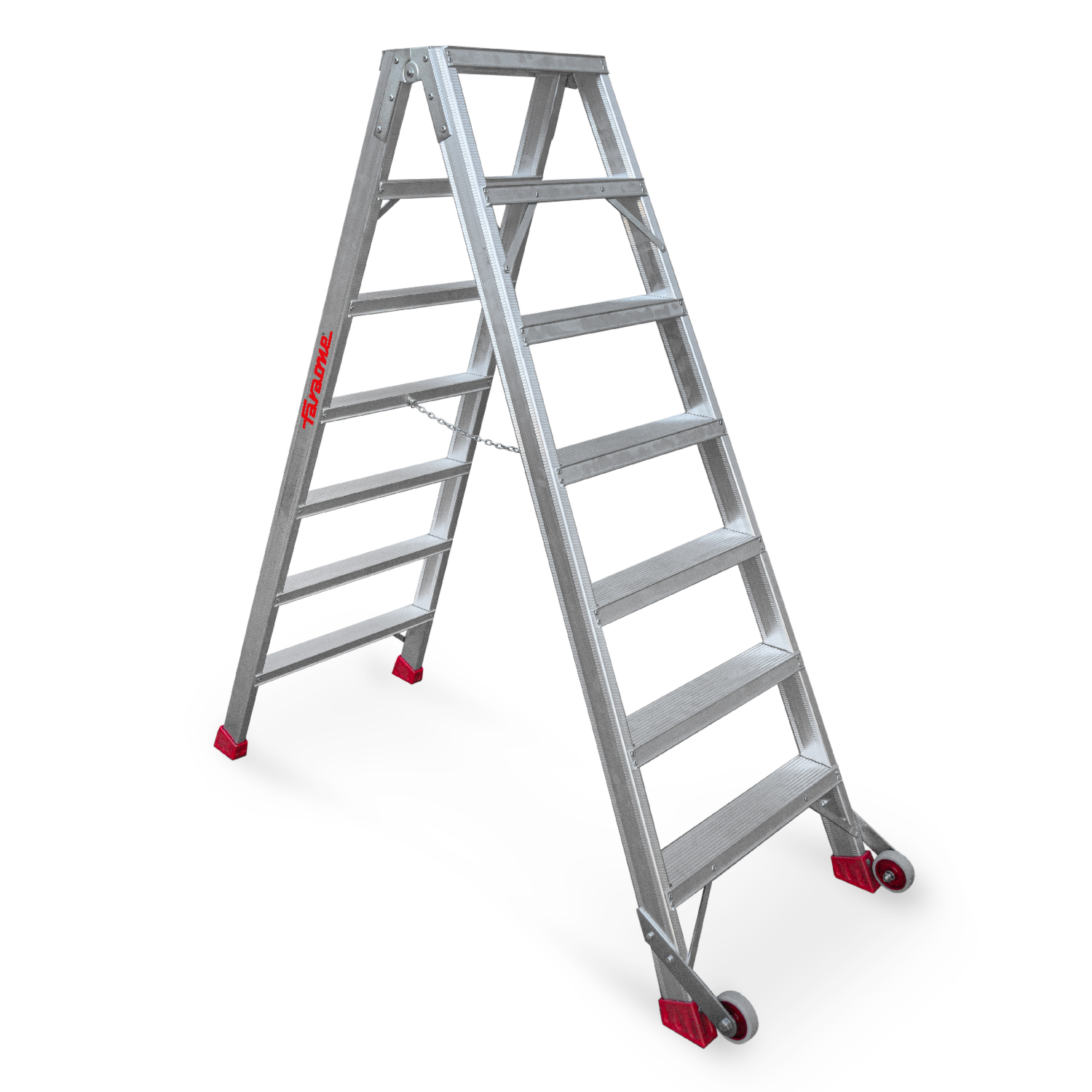 NDS | Escalera de tijera de doble subida Peldaños 7+7