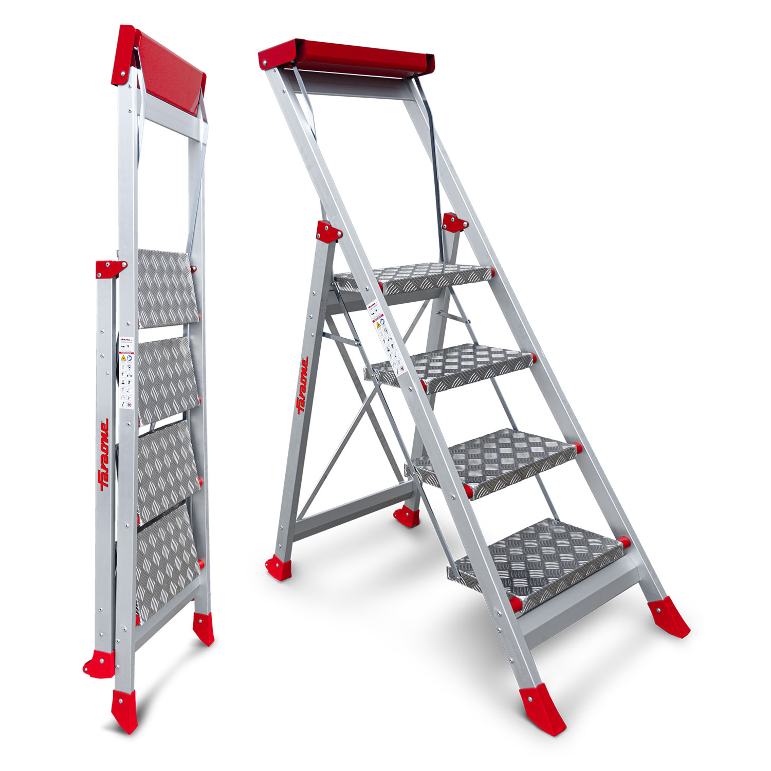 SGP | Taburete de alta seguridad en aluminio Peldaños 4