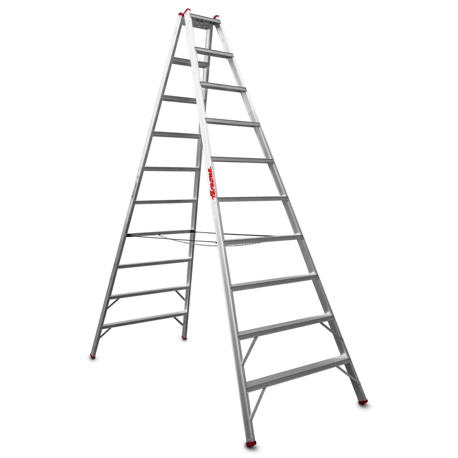 T800 | Escalera agrícola de doble subida Peldaños 10+10