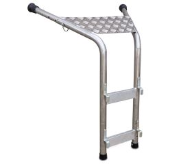 Escalera de aluminio extensible con cuerda EN217 17+17 Peldaños