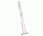 EN1400 | Escalera multiuso de 2 tramos con peldaños cómodos Peldaños 13+14
