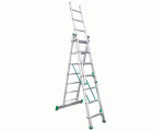 ESCALERA 3 TRAMOS CON BASE 7 PELDAÑOS