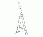ESCALERA 3 TRAMOS CON BASE 9 PELDAÑOS
