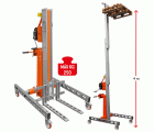 HW-S | Elevador de materiales en aluminio, manual.