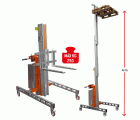 HW-SEL | Elevador de materiales en aluminio, máximo 250 kg.