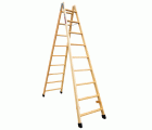 LD | Escalera doble subida de madera