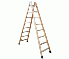 LDB | Escalera doble subida de madera Peldaños 8+8