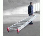 NDS | Escalera de tijera de doble subida Peldaños 11+11