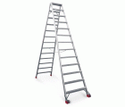 NDS | Escalera de tijera de doble subida Peldaños 13+13