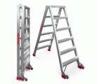 NDS | Escalera de tijera de doble subida Peldaños 6+6