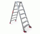 NDS | Escalera de tijera de doble subida Peldaños 7+7