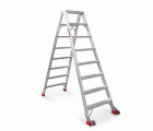 NDS | Escalera de tijera de doble subida Peldaños 8+8