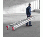 NDS | Escalera de tijera de doble subida Peldaños 9+9
