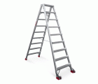 NDS | Escalera de tijera de doble subida Peldaños 9+9