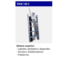 PACK-140-2 | Módulo superior para andamio RAPIDO 140