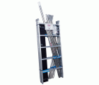 RAPIDO 140 | Andamio de aluminio con ruedas y plataforma de 140x60 cm. Altura de trabajo H300CM