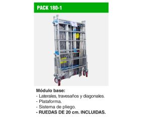 PACK-180-1 | Módulo base para andamio RAPIDO 180