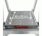 PL-COMPACT | Escalera plegable con amplia plataforma de trabajo