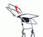 PL-COMPACT | Escalera plegable con amplia plataforma de trabajo