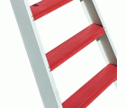 PL-FIBRA | Escalera de fibra con amplia plataforma