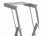 PL-PICK | Escalera plegable con amplia plataforma de trabajo y bandeja superior
