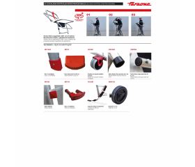 PLS-COMPACT | Escalera plegable con amplia plataforma y altura regulable