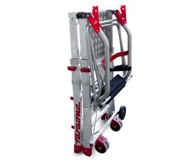 PLS-COMPACT | Escalera plegable con amplia plataforma y altura regulable
