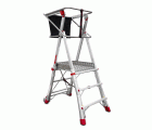 PLS | Escalera con amplia plataforma y 3 peldaños.