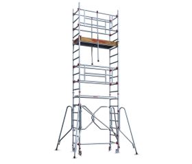 RAPIDO SUPER 160 | Andamio con ruedas y plataforma 160x75cm.