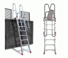 SCRT | Escalera plegable para camión con altura regulable.