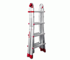 TELES | Escalera telescópica de aluminio multiusos súper profesional Peldaños 8+8