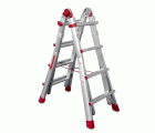 TELES | Escalera telescópica de aluminio multiusos súper profesional Peldaños 8+8