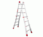 TELES | Escalera telescópica de aluminio multiusos súper profesional Peldaños 8+8