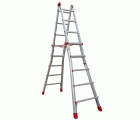 TELES | Escalera telescópica de aluminio multiusos súper profesional Peldaños 10+10
