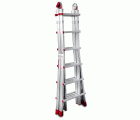 TELES | Escalera telescópica de aluminio multiusos súper profesional Peldaños 12+12