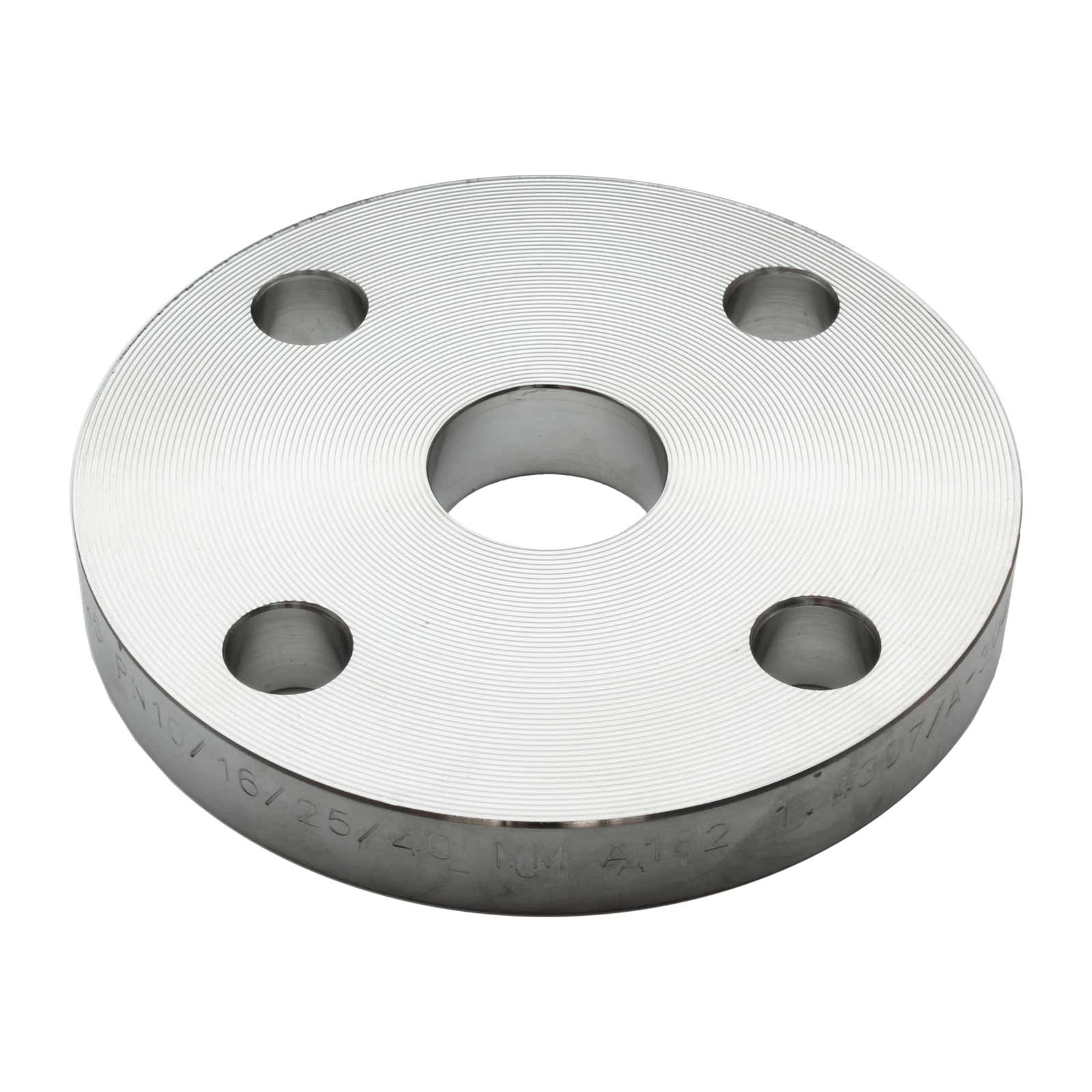 EN-01A A304L Brida Forjada Plana Para Soldar Según Norma UNE-EN-1092-1. Acero Inoxidable A304L