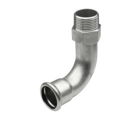 02003 Curva 90º Macho Inox 304 Mt-Press