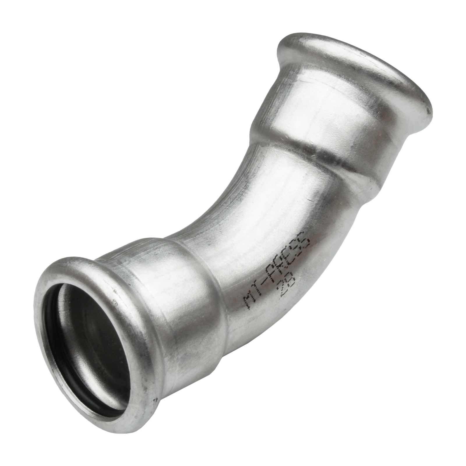 02041 Curva 45º H-H Inox 304 Mt-Press