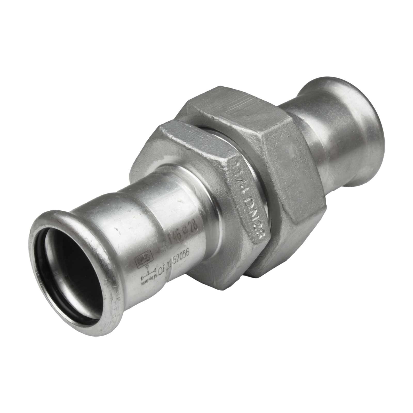 02360 Racor Tres Piezas Inox 304 Mt-Press