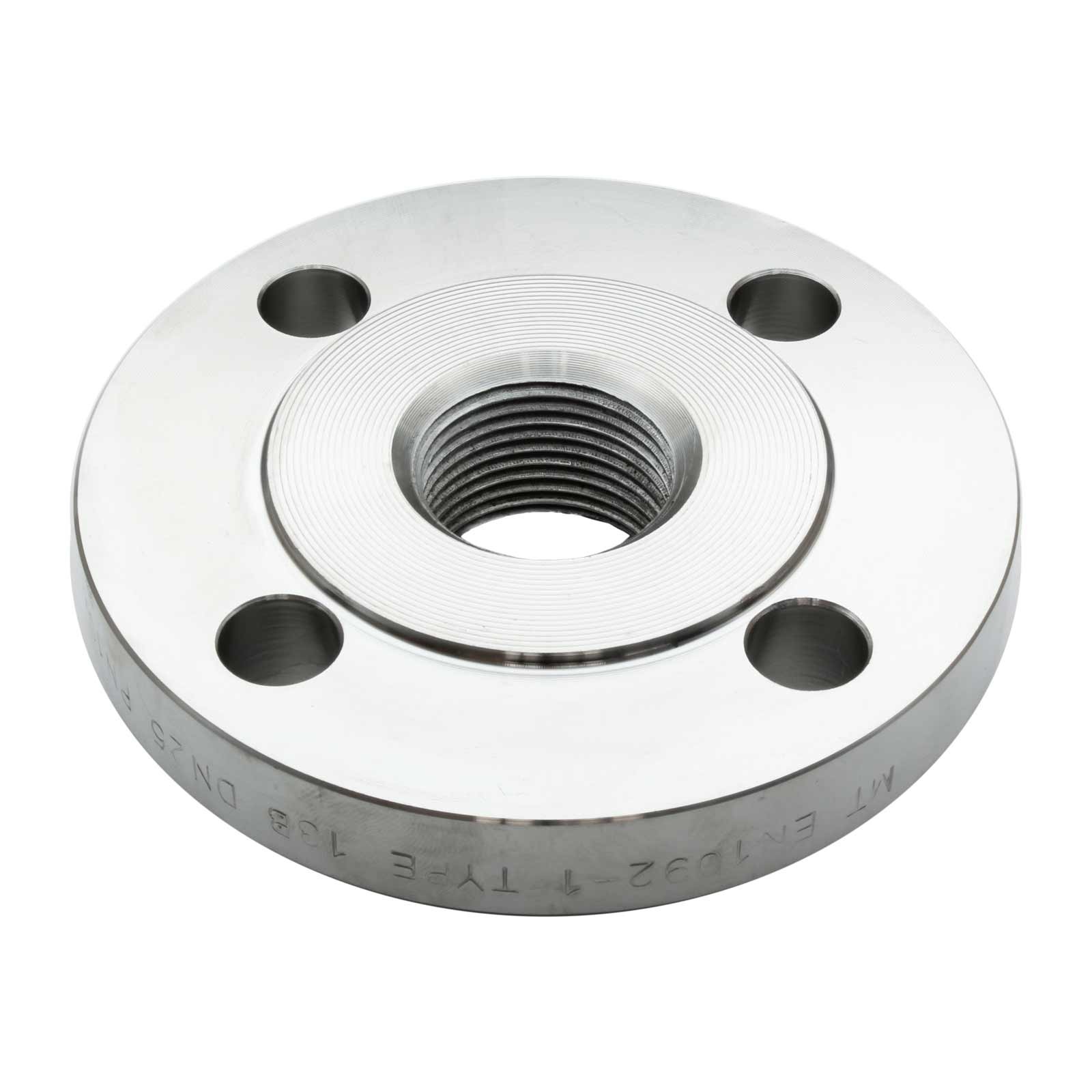 EN-13B A316L Brida Forjada Roscada Según Norma UNE-EN-1092-1. Acero Inoxidable A316L