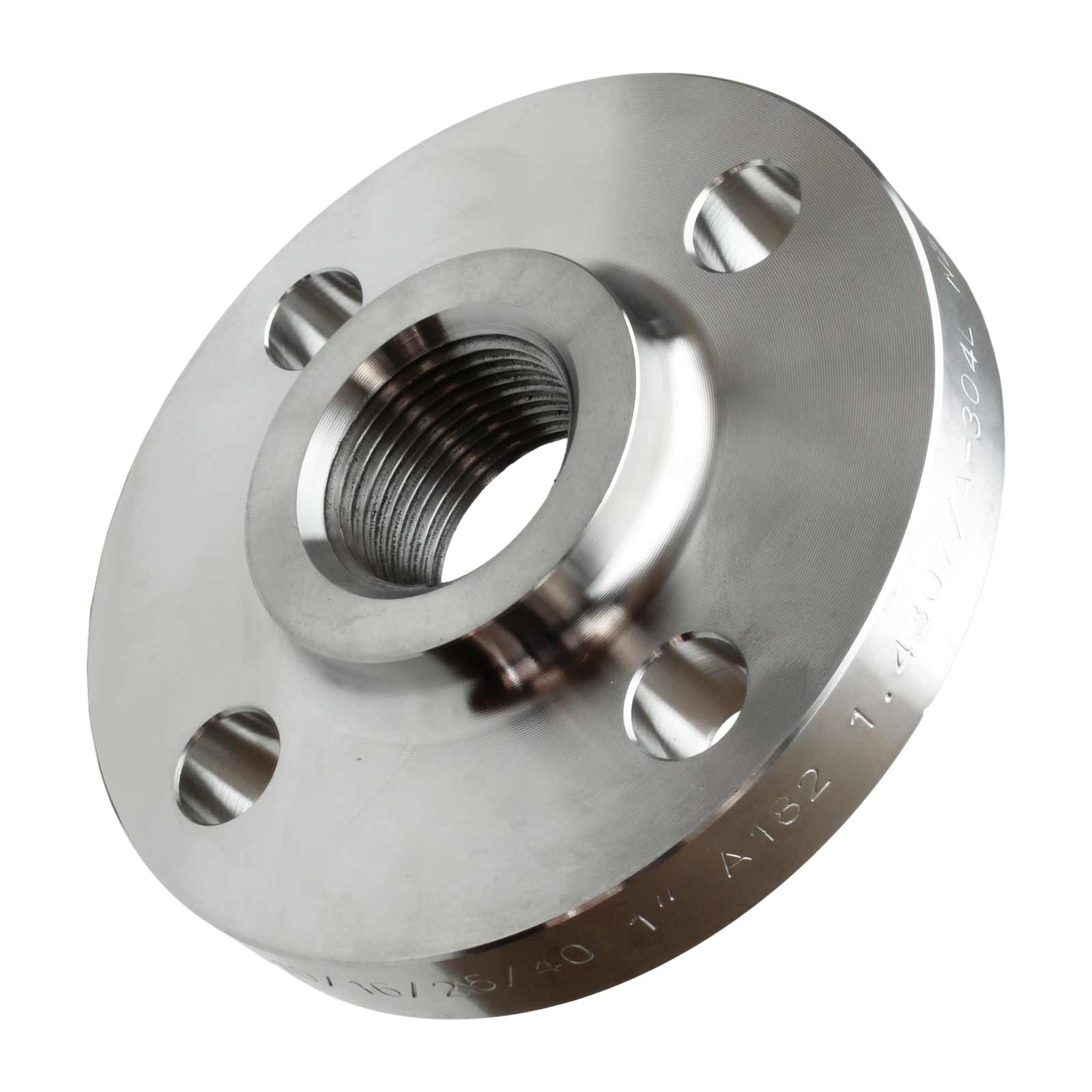EN-13B A316L Brida Forjada Roscada Según Norma UNE-EN-1092-1. Acero Inoxidable A316L