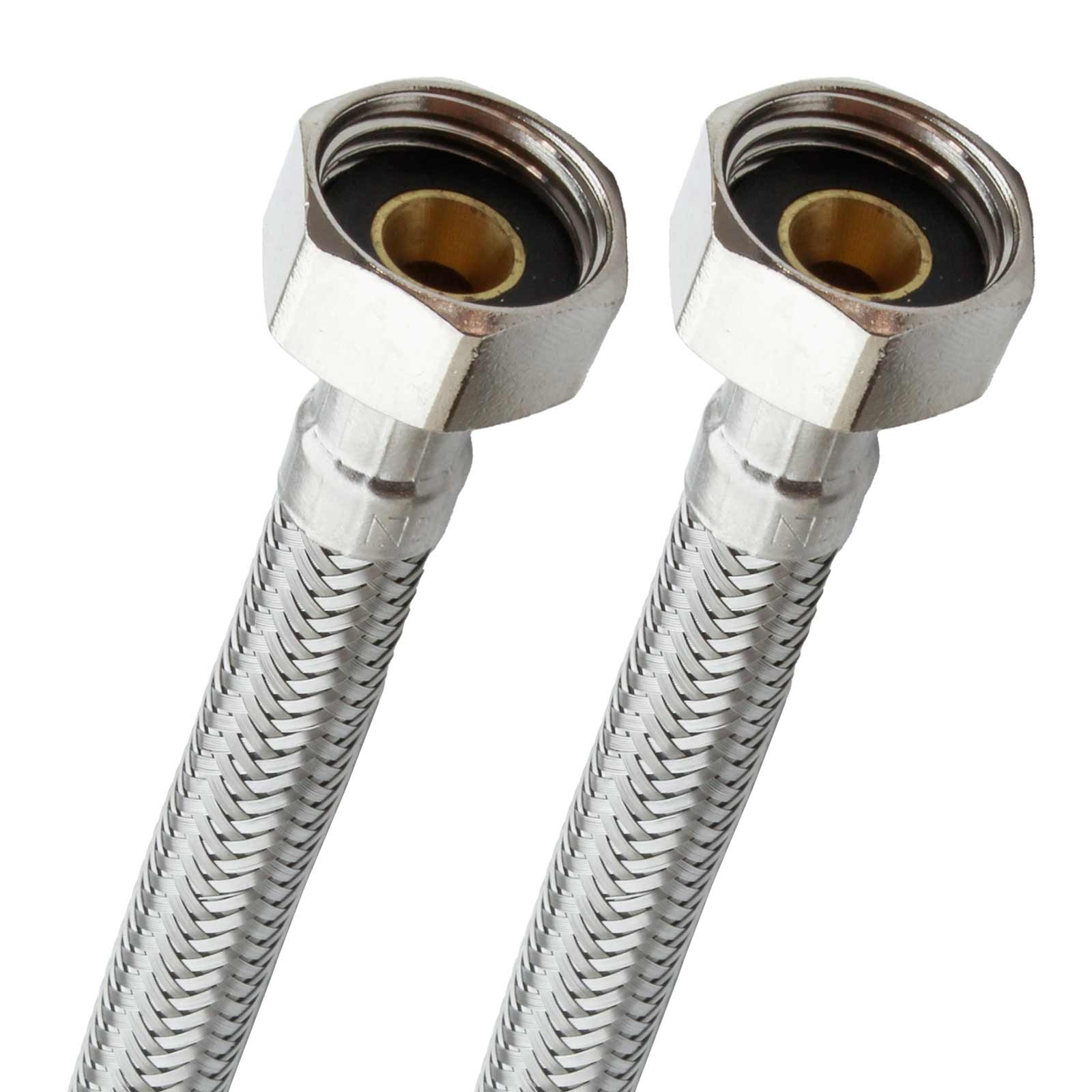 170821010 Conexión Flexible “Latiguillo” DN8 H-H Acero Inoxidable H3/8