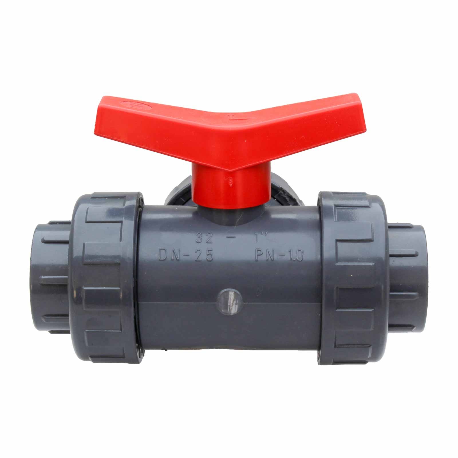 2510 Paso L Válvula Esfera Tres Vías PVC Paso 