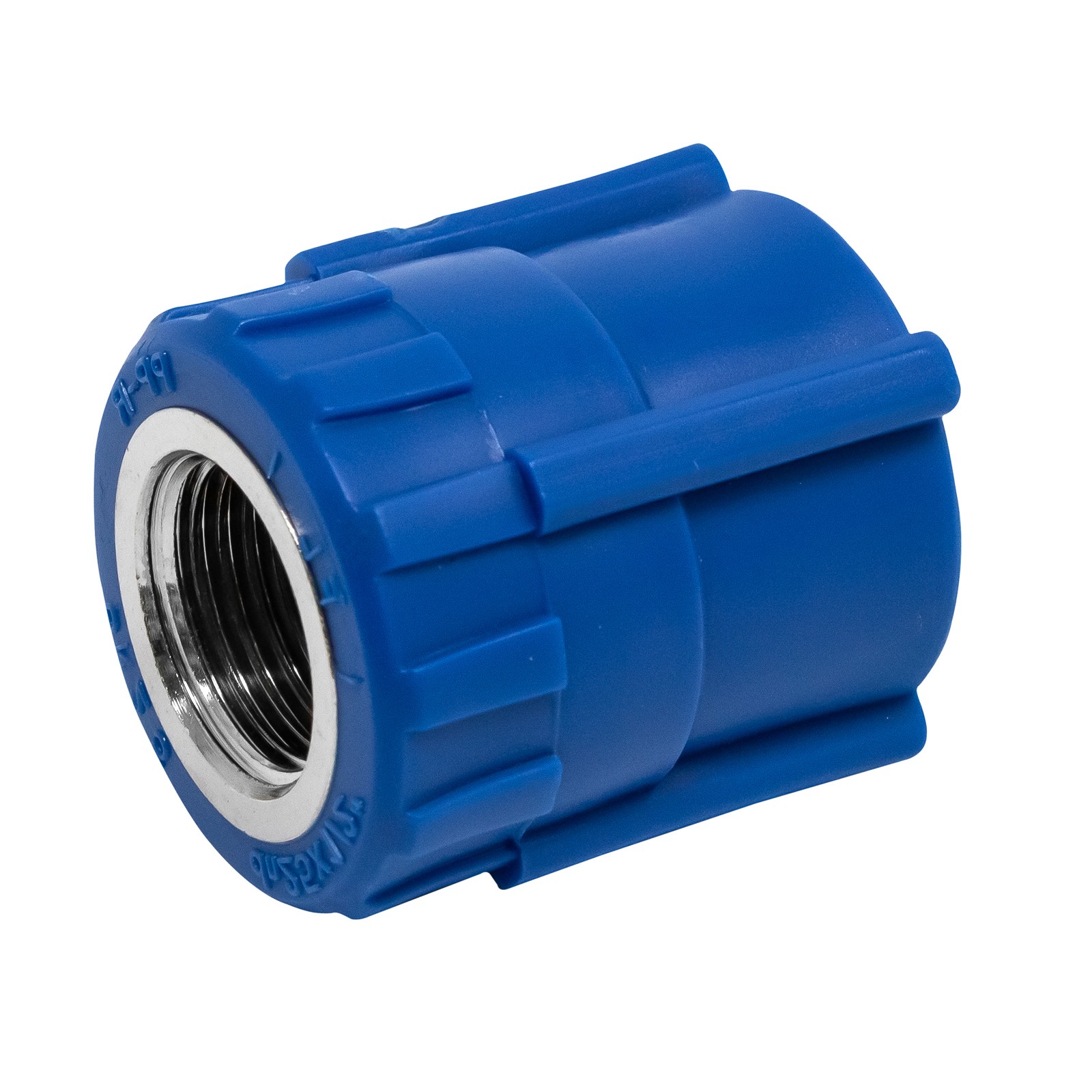 2601271 Racor Recto Hembra PPR Azul